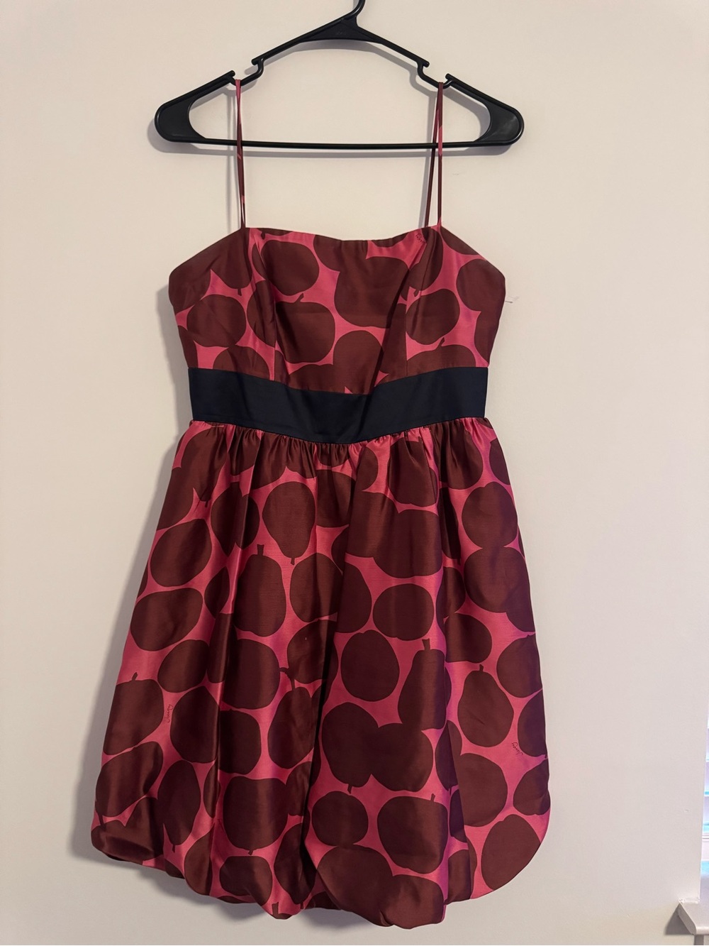 Vintage Juicy Couture Y2K 100% Silk Apple and Pear Pink Mini Dress